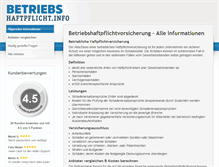 Tablet Screenshot of betriebshaftpflicht.info